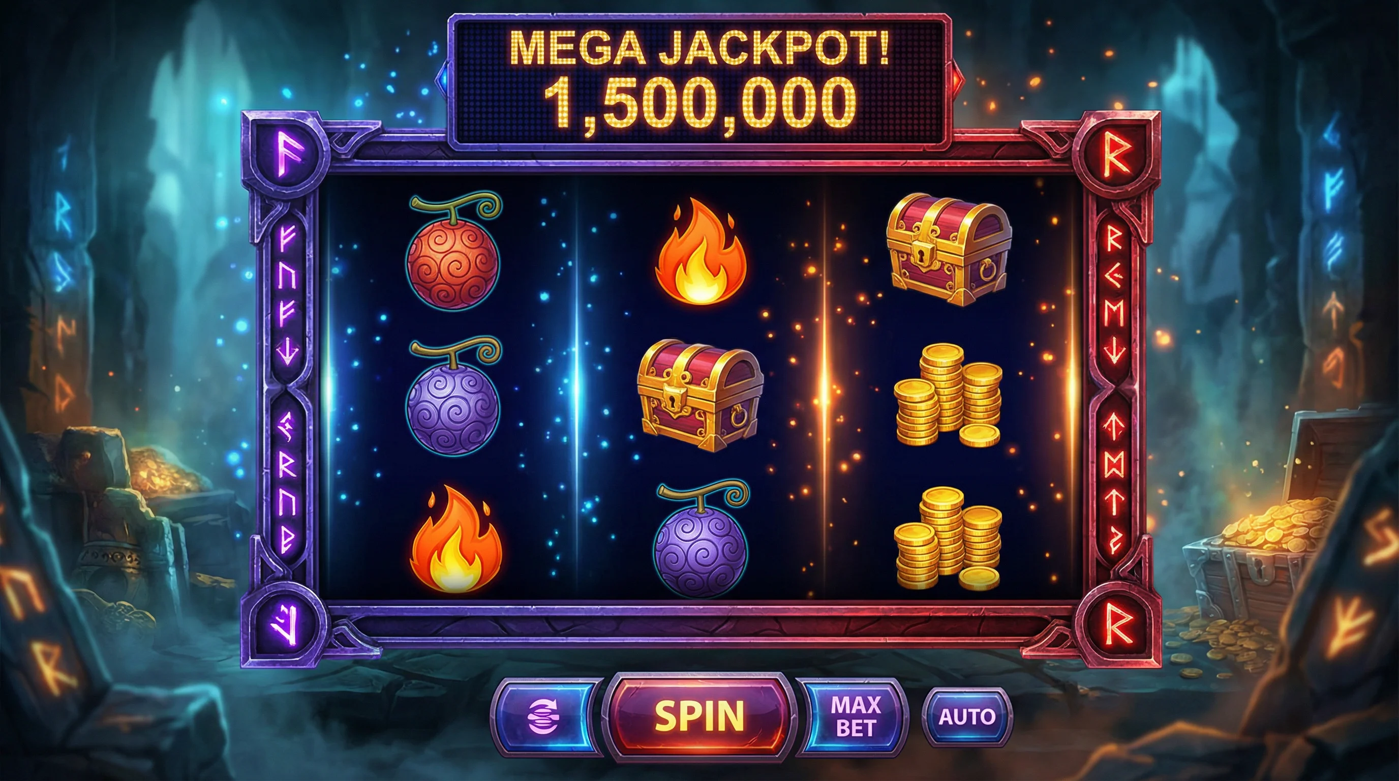 Caça-Níqueis com Tema de Frutas Diabólicas - win444